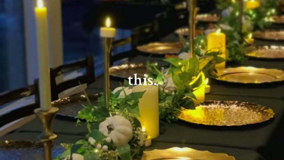 Thanksgiving Decor Dinner